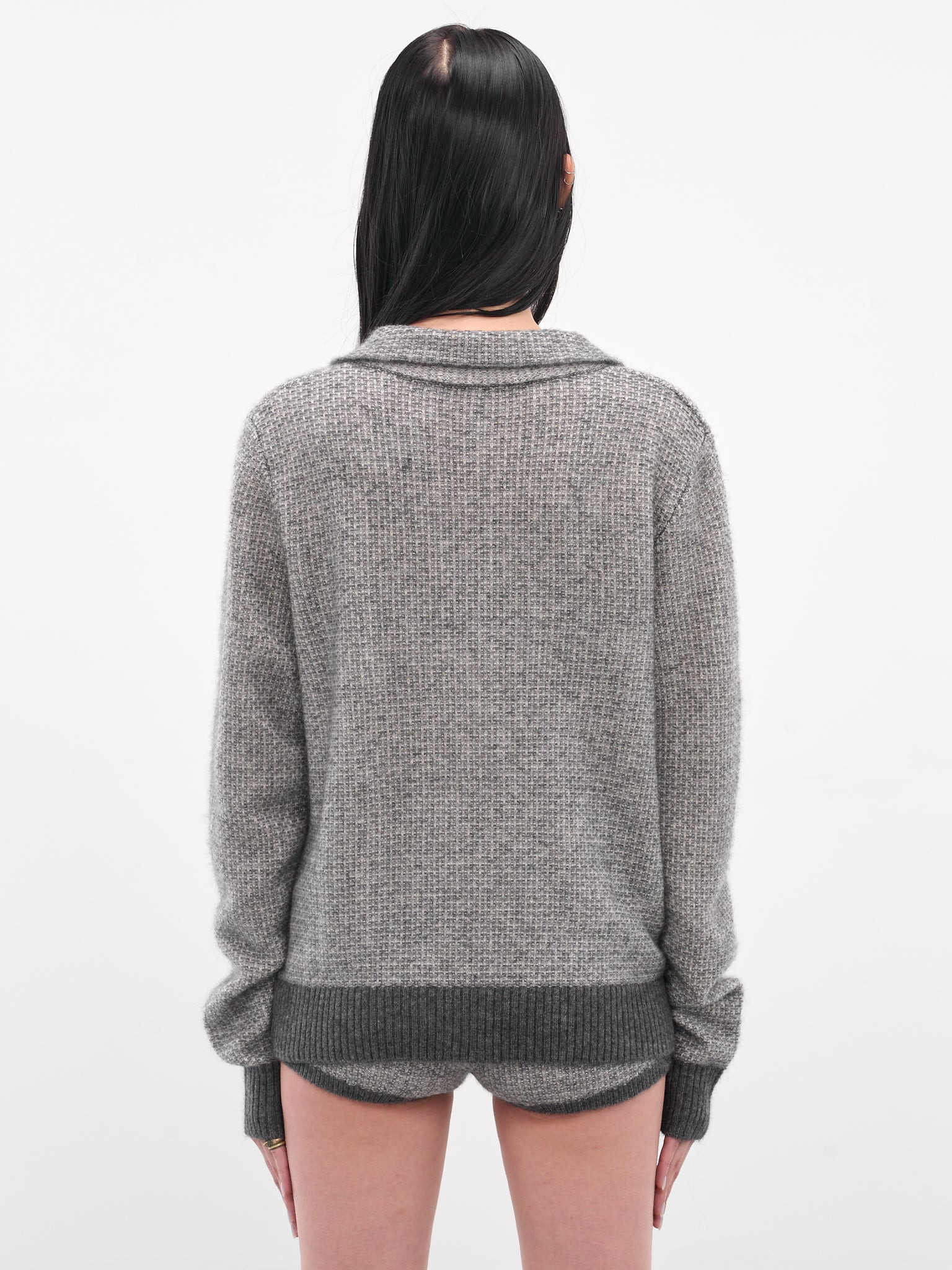 Gray Avel Knit Sweater - 3