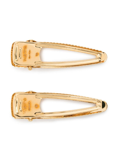 Valentino VLogo hair clips (set of two) outlook