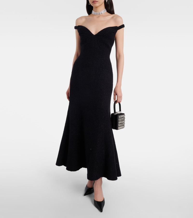 self-portrait Micro crystal-embellished box bag outlook