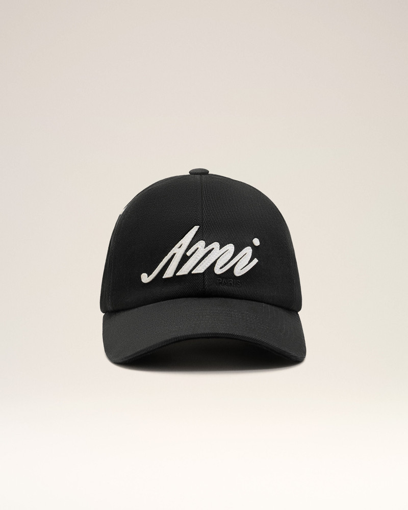 BLACK COTTON AMI FELT PATCH CAP 4