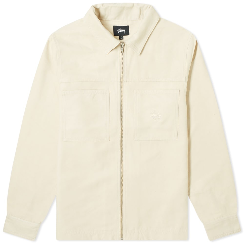 Stussy Micro Suede Work Shirt - 1