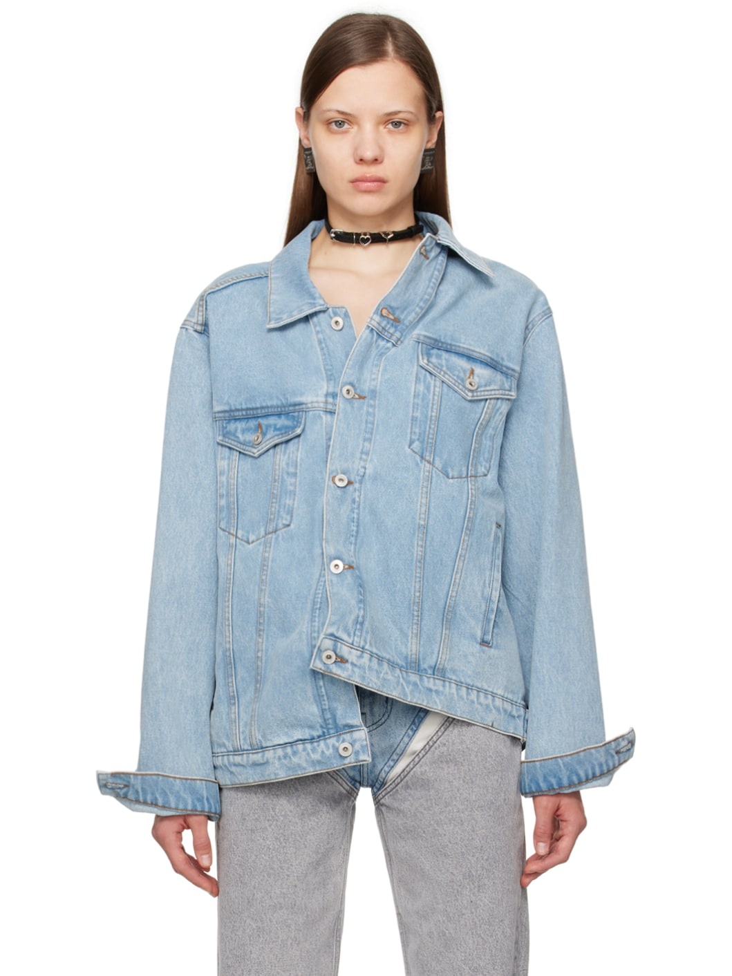 Blue Wire Denim Jacket - 1