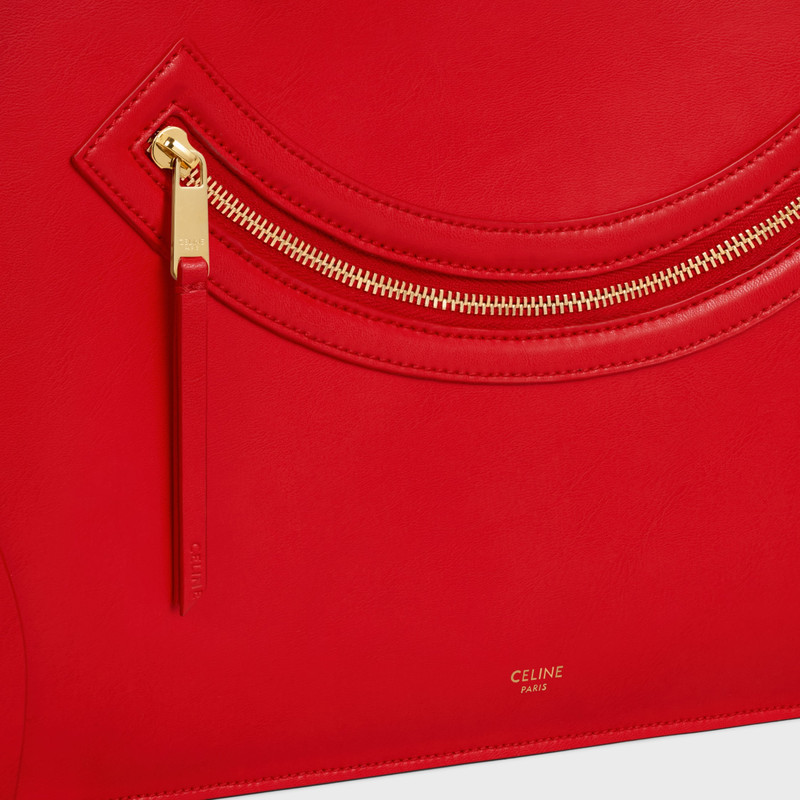 FLAT CABAS LUGGAGE IN GLOSSY CALFSKIN 4