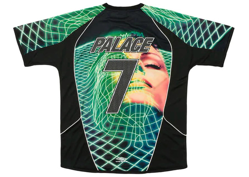 PALACE Palace x Umbro 3rd Goalie Shirt Black Neon outlook