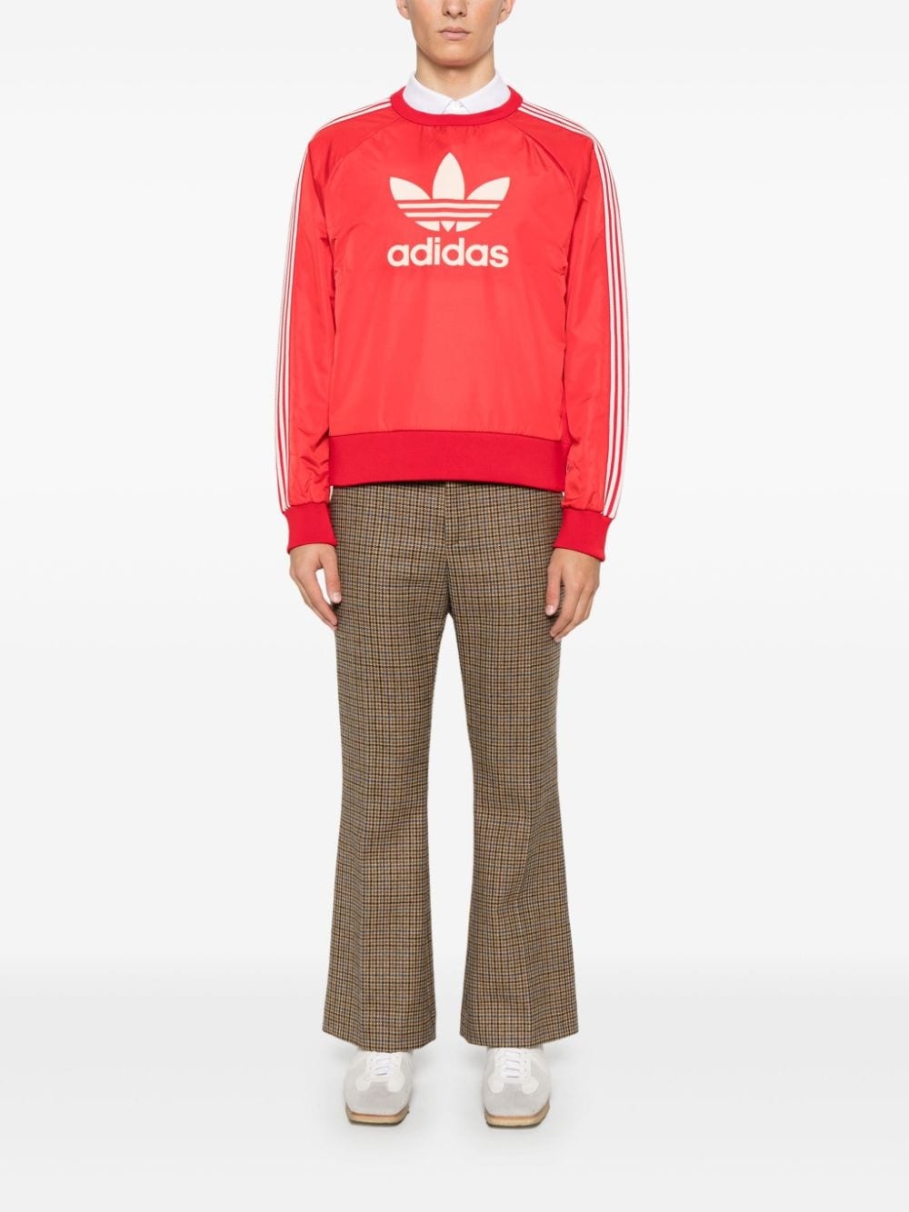 x Wales Bonner trefoil logo sweatshirt - 3