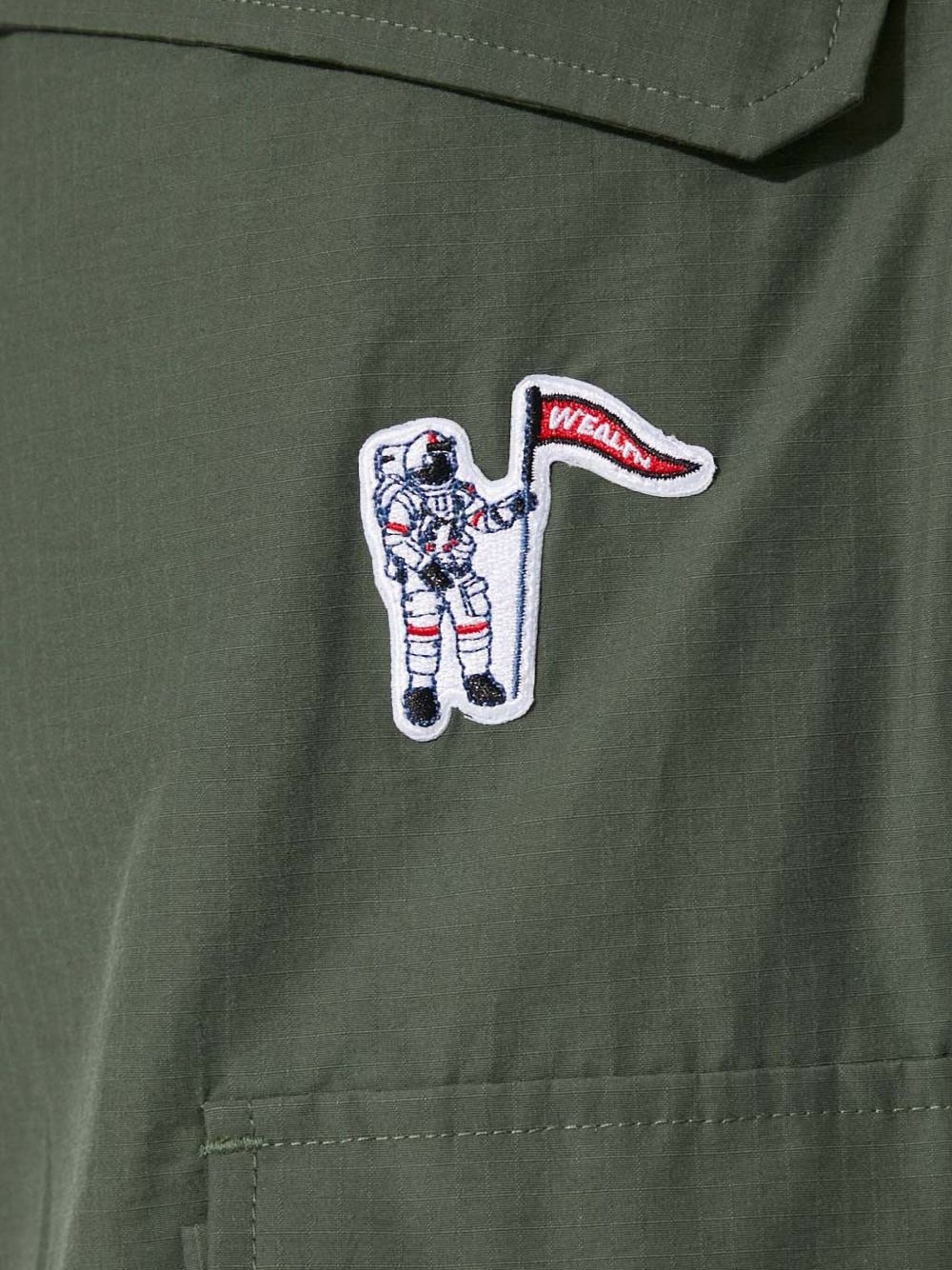 astronaut-patch cargo trousers - 4