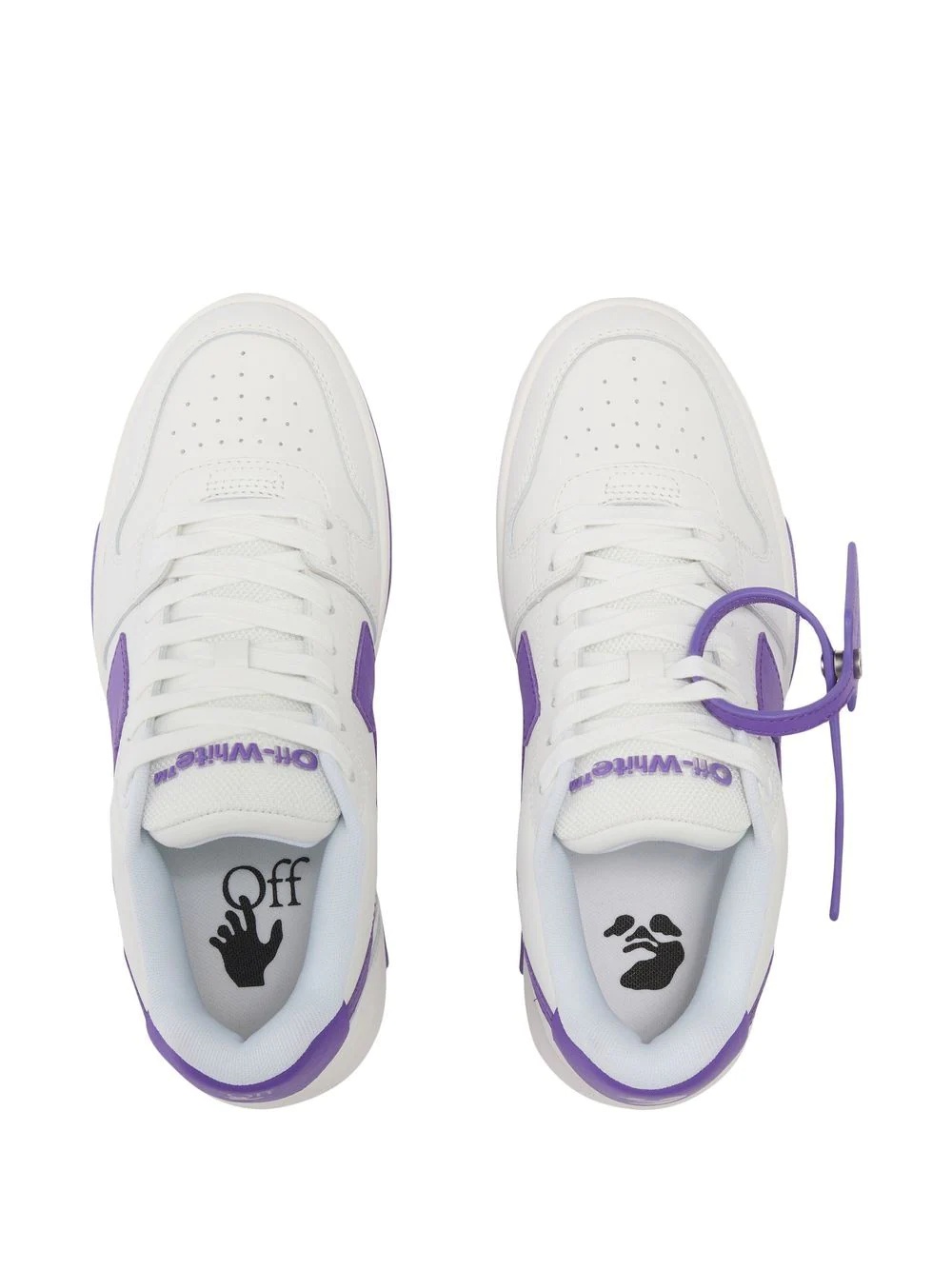 Out Of Office low-top leather sneakers - 7