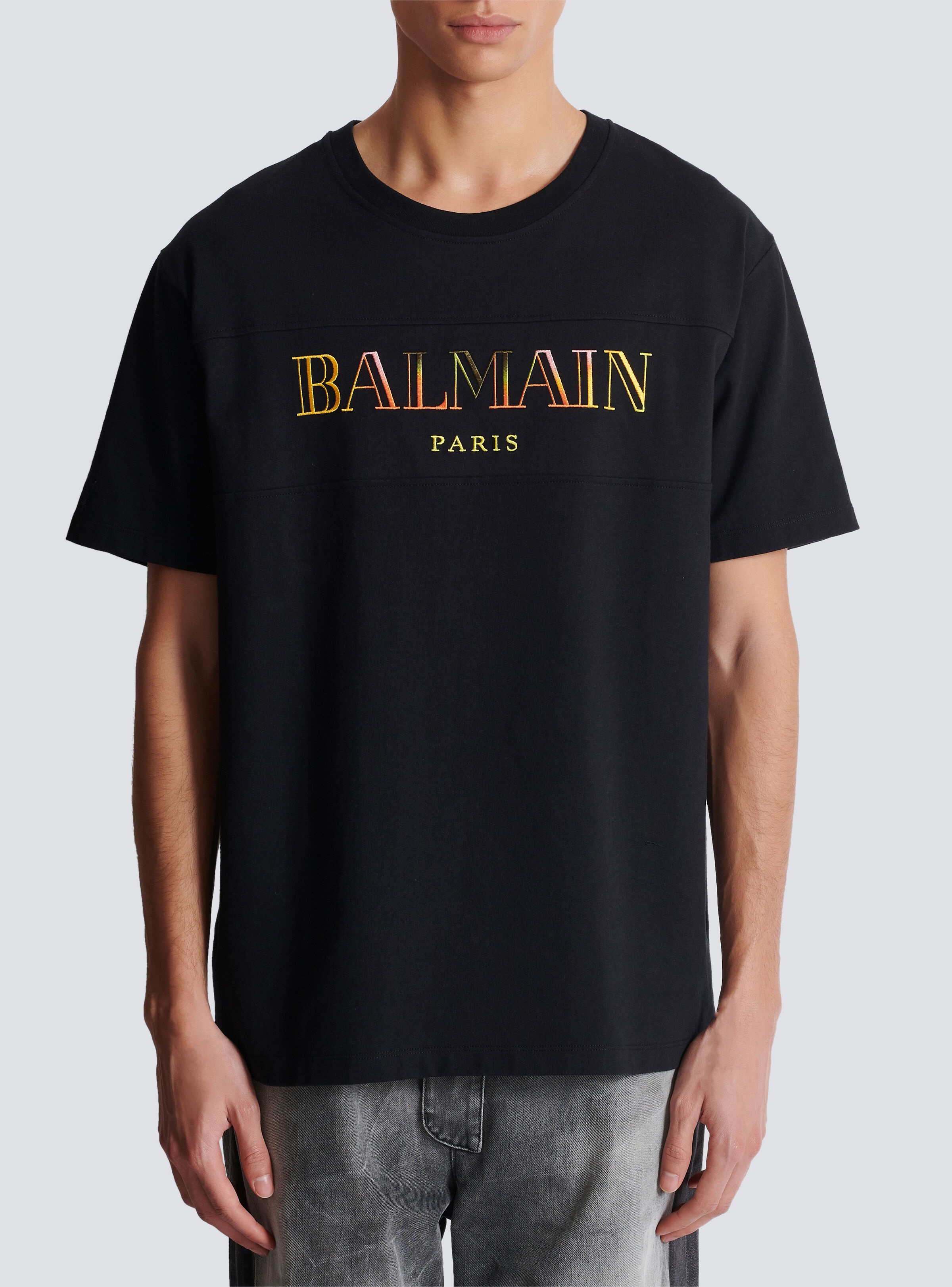 Vintage Balmain embroidered T-shirt - 5