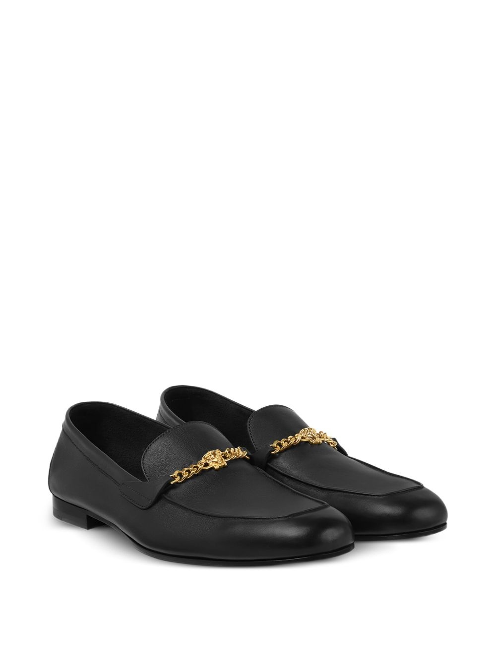 Medusa chain-detail loafers - 2