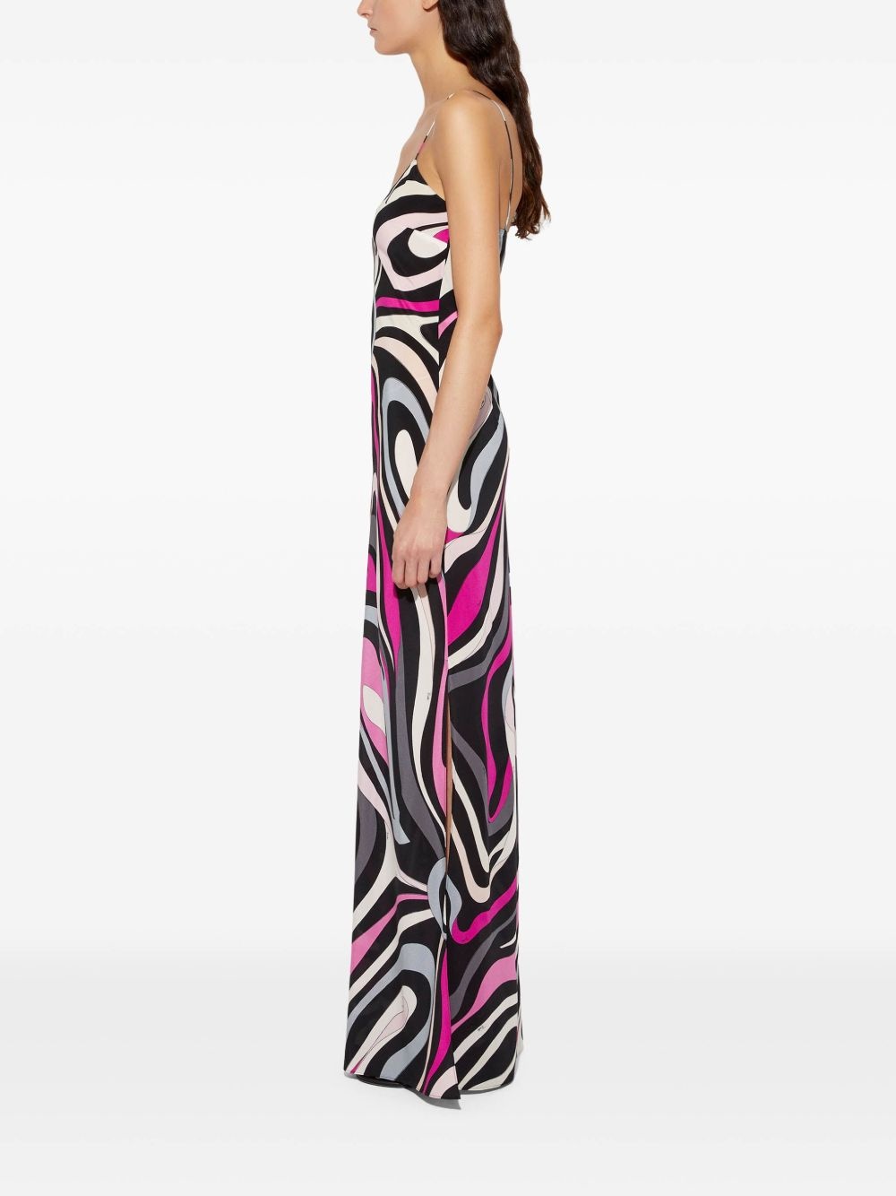 marmo-print dress - 3