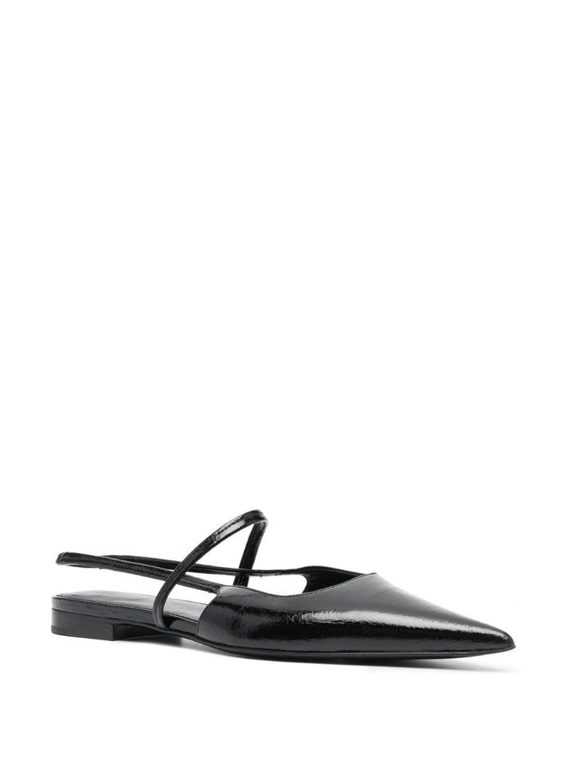 The Sharp slingback flat sandals - 2