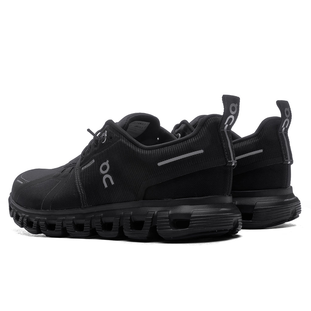 WOMEN'S CLOUD 6 WATERPROOF - BLACK/BLACK - 3
