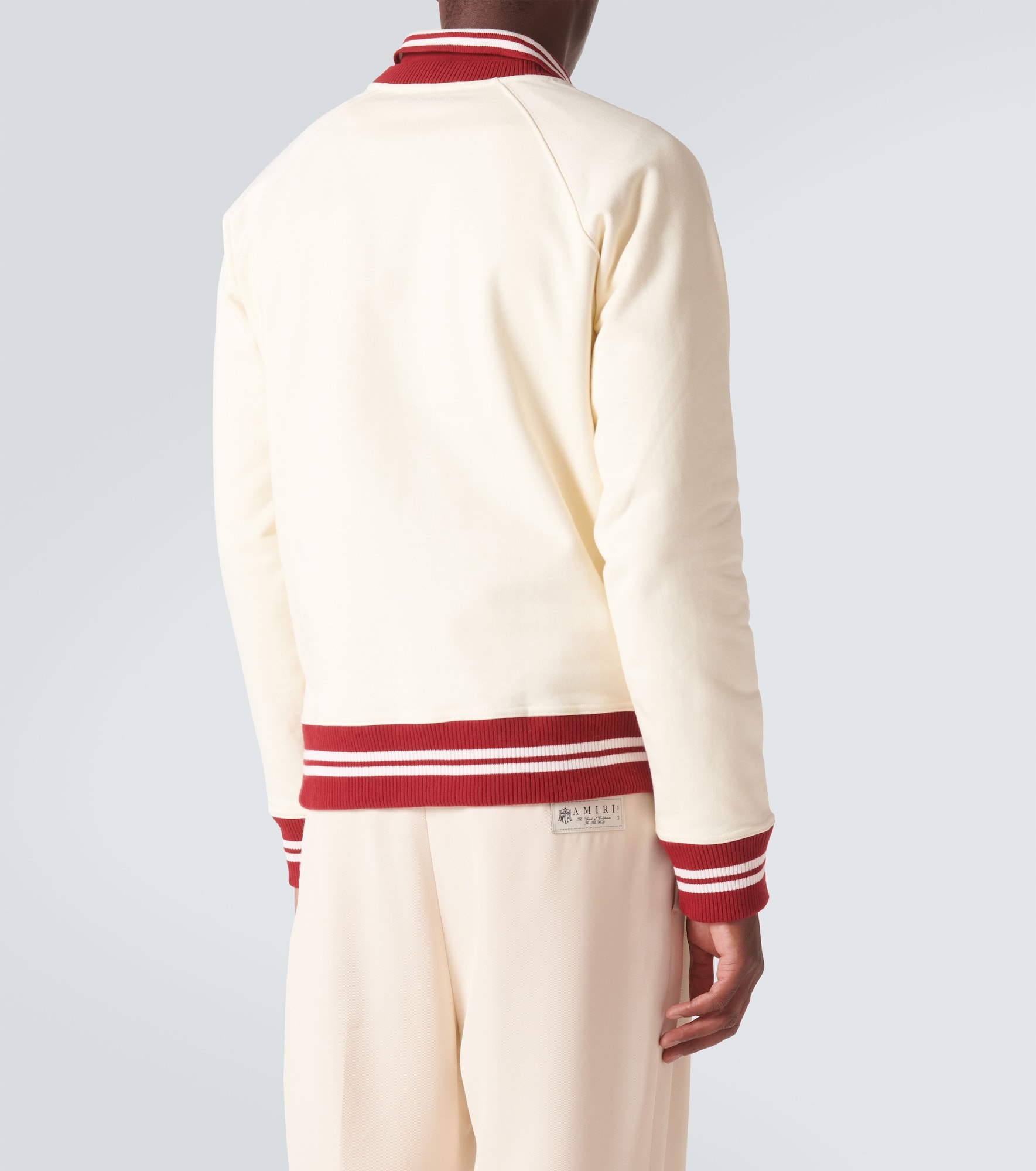 Embroidered cotton polo sweatshirt - 4