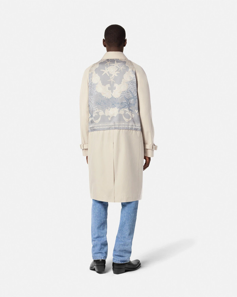 Barocco Sea Gabardine Trench Coat 5