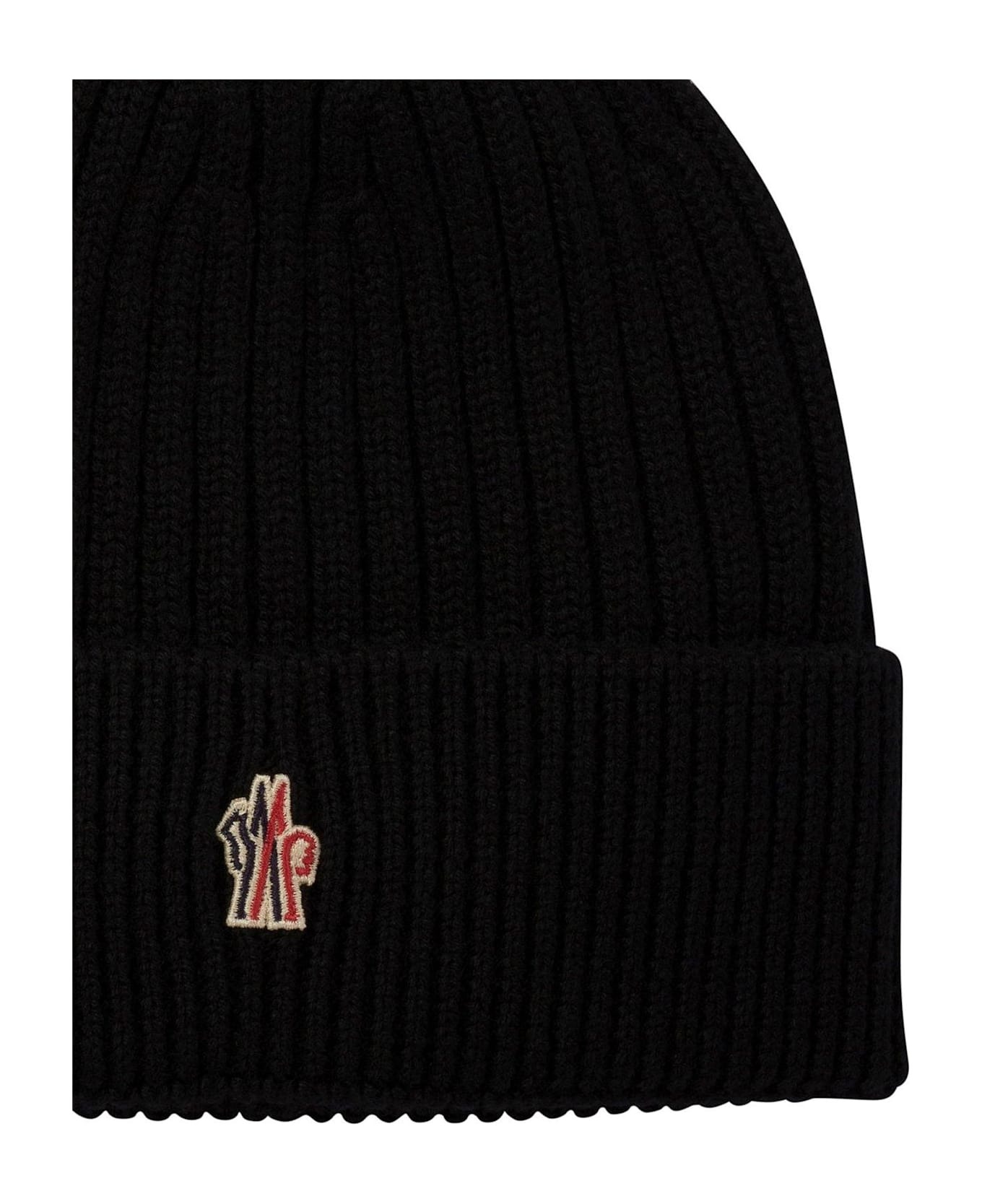 Logo Embroidered Knit Beanie - 3