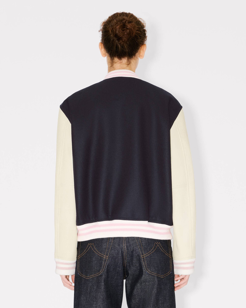 'KENZO Badges' oversized varsity blouson in wool 5