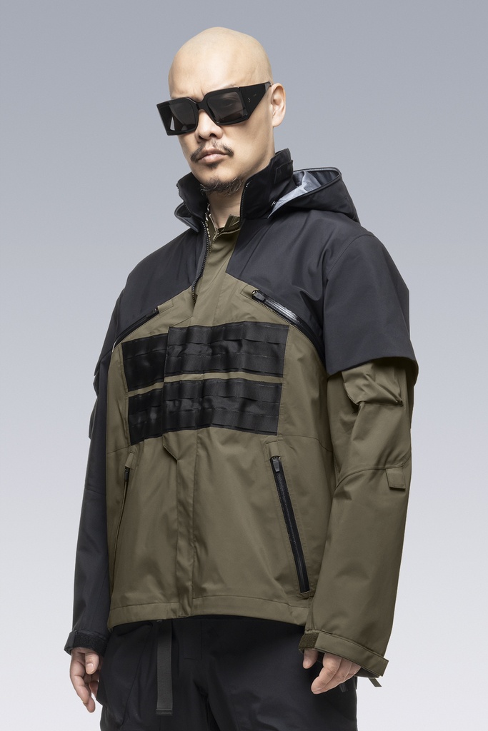 J1WTS-GT 3L Gore-Tex Pro Interops Jacket RAF Green/Black - 4