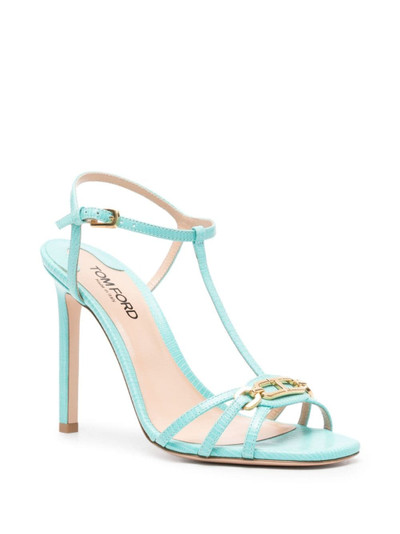 TOM FORD Whitney 105mm leather sandals outlook