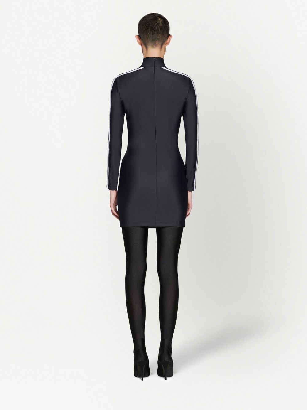 x adidas long-sleeve mini dress - 8