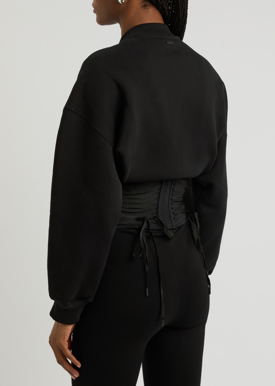 Mugler Corset Cotton Sweatshirt - 3