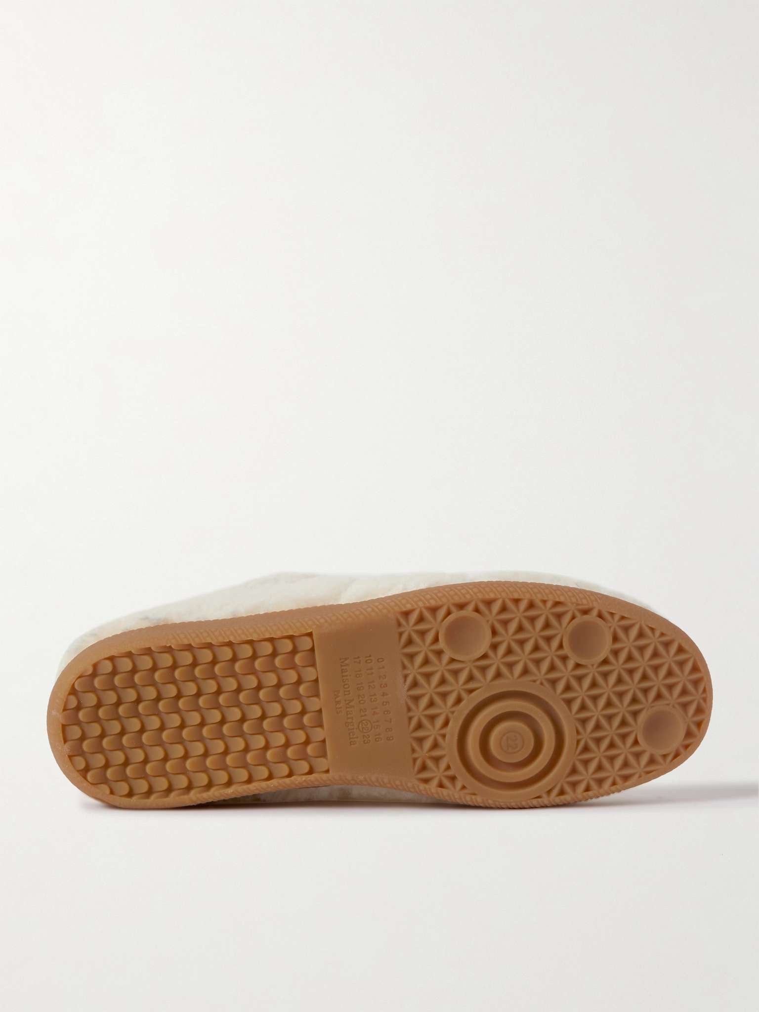 Replica Faux Shearling Sneakers - 7