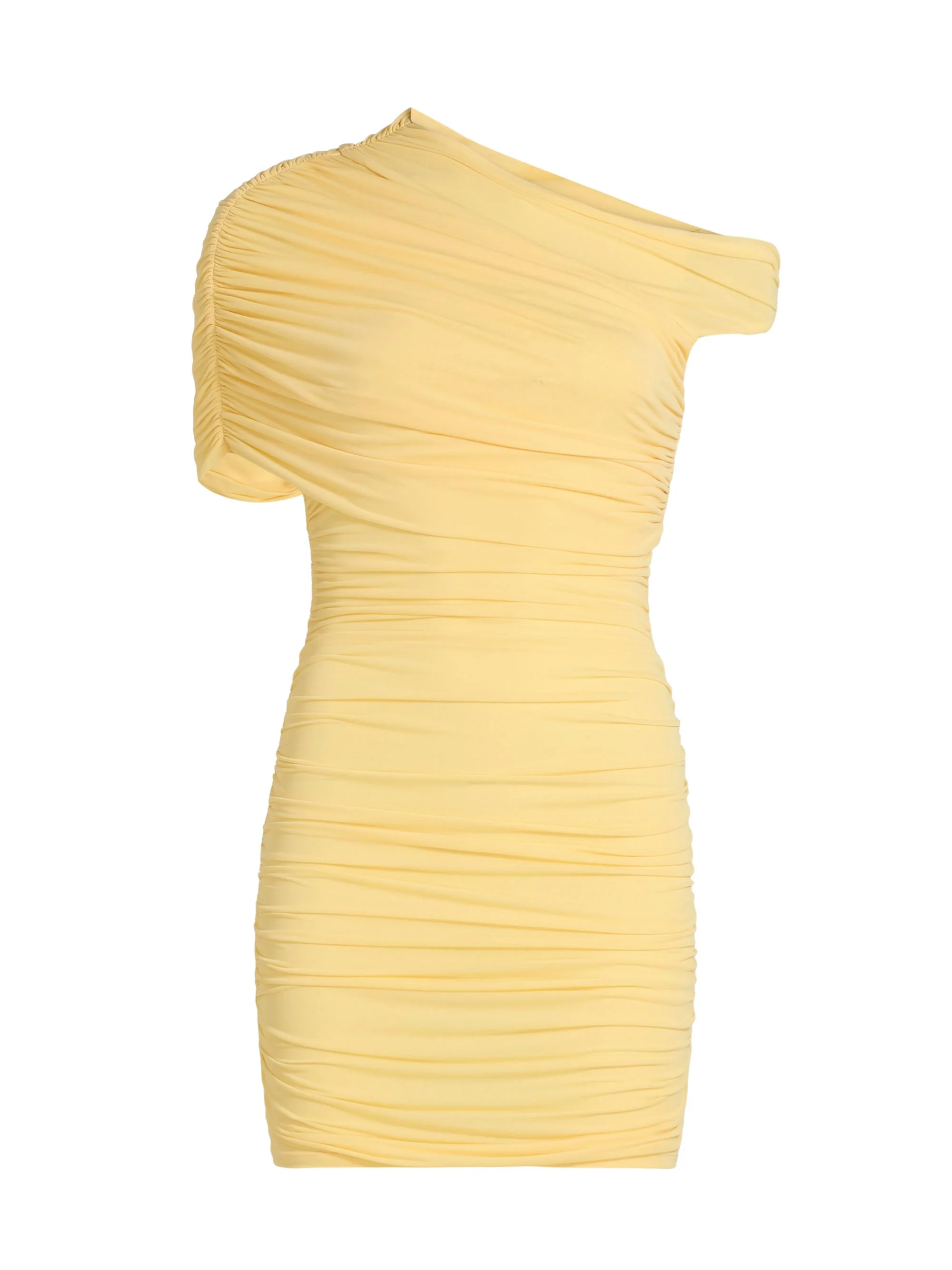 Women's Cicilia Ruched Minidress - Banana - 1
