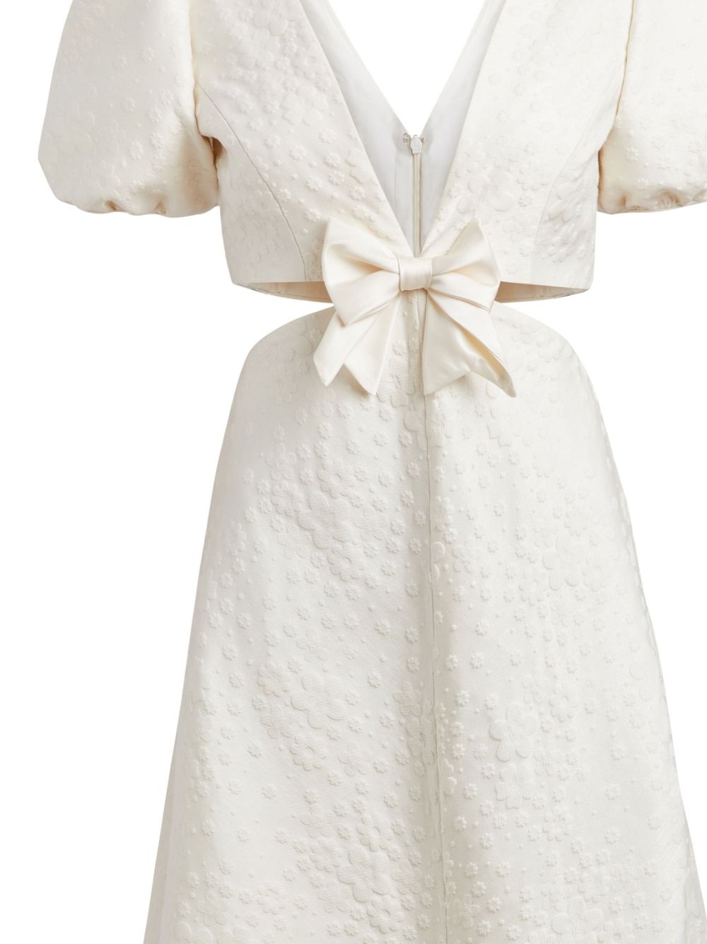Patti brocade-effect midi dress - 3