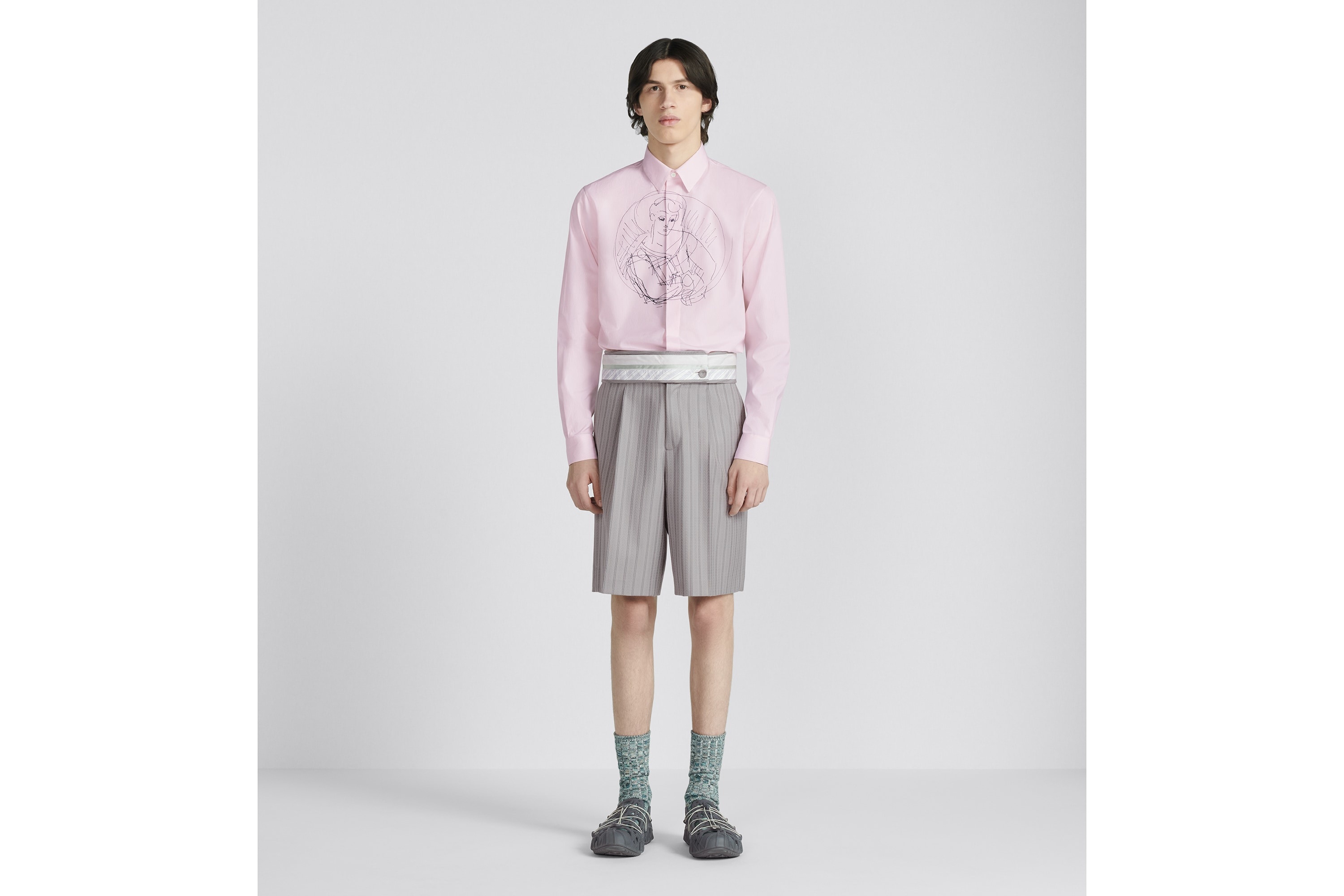 Bermuda Shorts with Turned-Down Waistband - 4