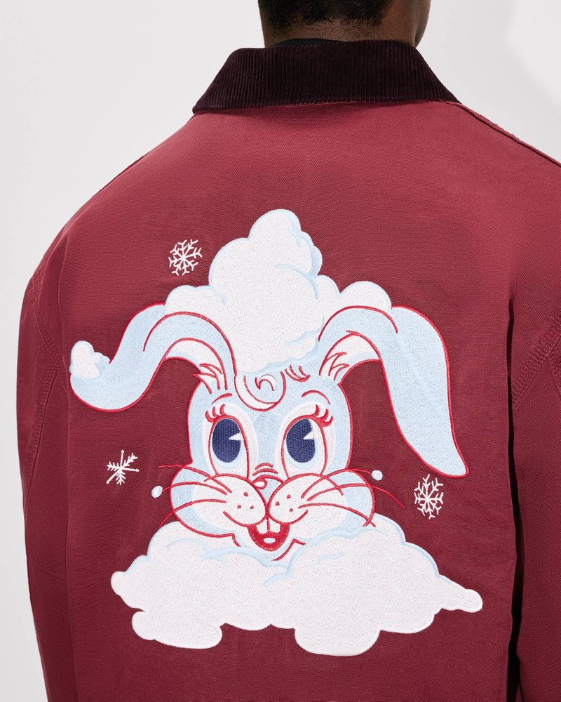 'KENZO Winter Holidays' embroidered utility jacket in cotton 7
