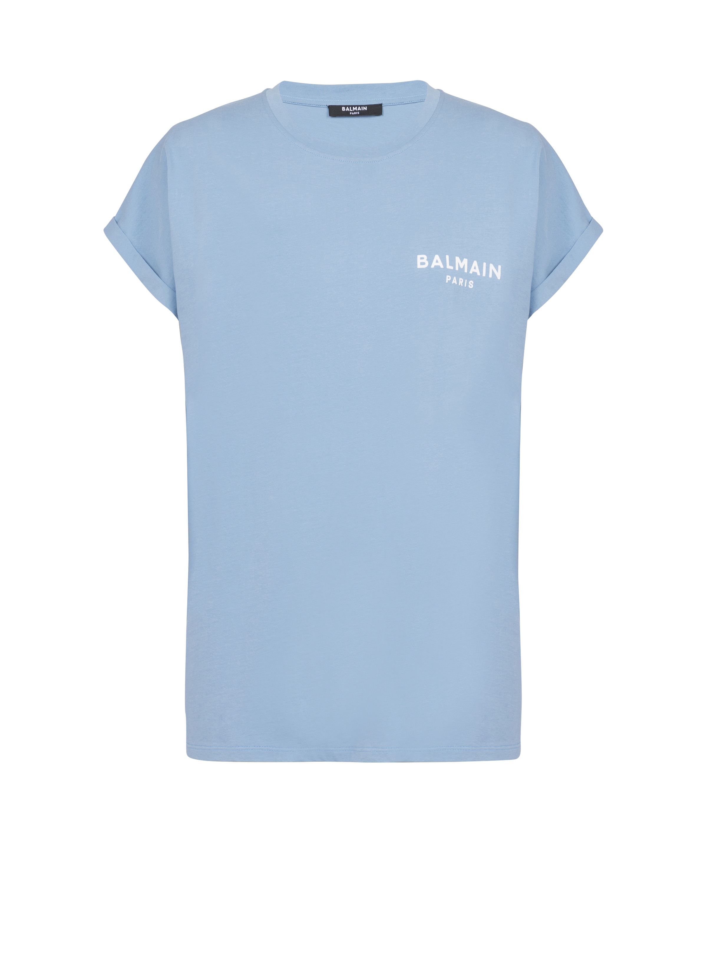 Flocked Balmain T-shirt - 1