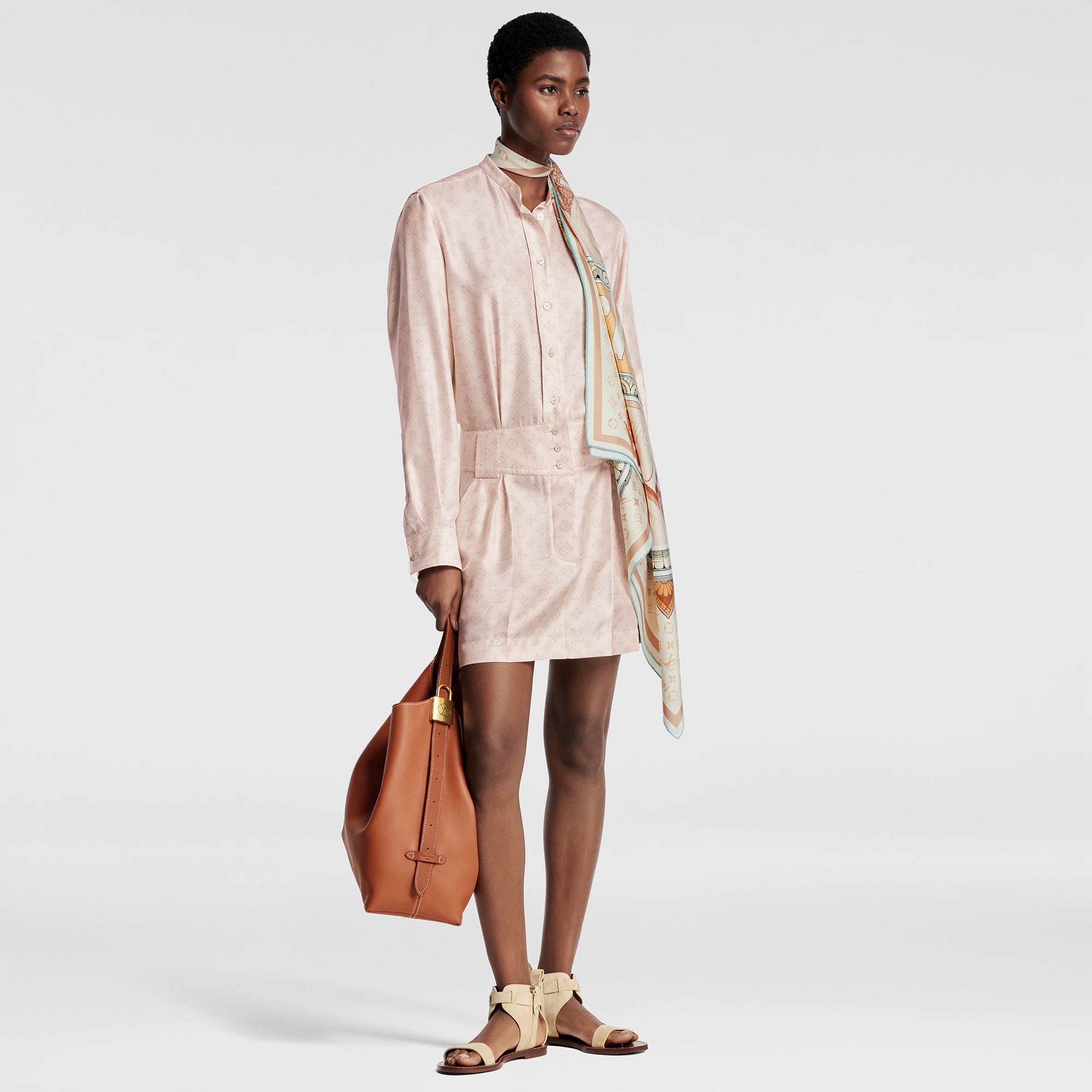 Mahina Monogram Shirt Dress - 4