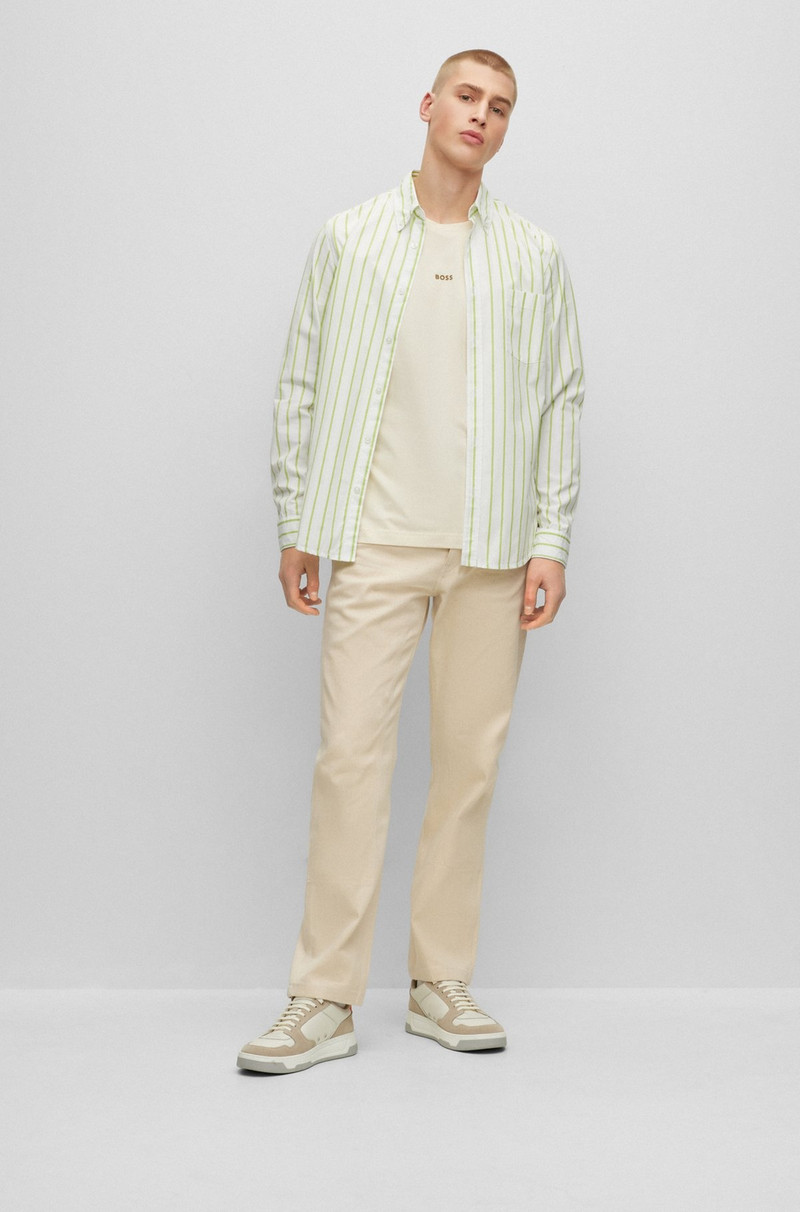 BOSS RELAXED-FIT T-SHIRT IN STRETCH COTTON WITH LOGO PRINT outlook