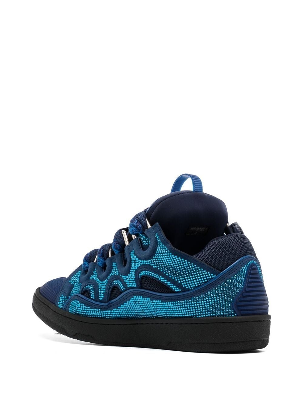 Curb rhinestone-embellished sneakers - 3