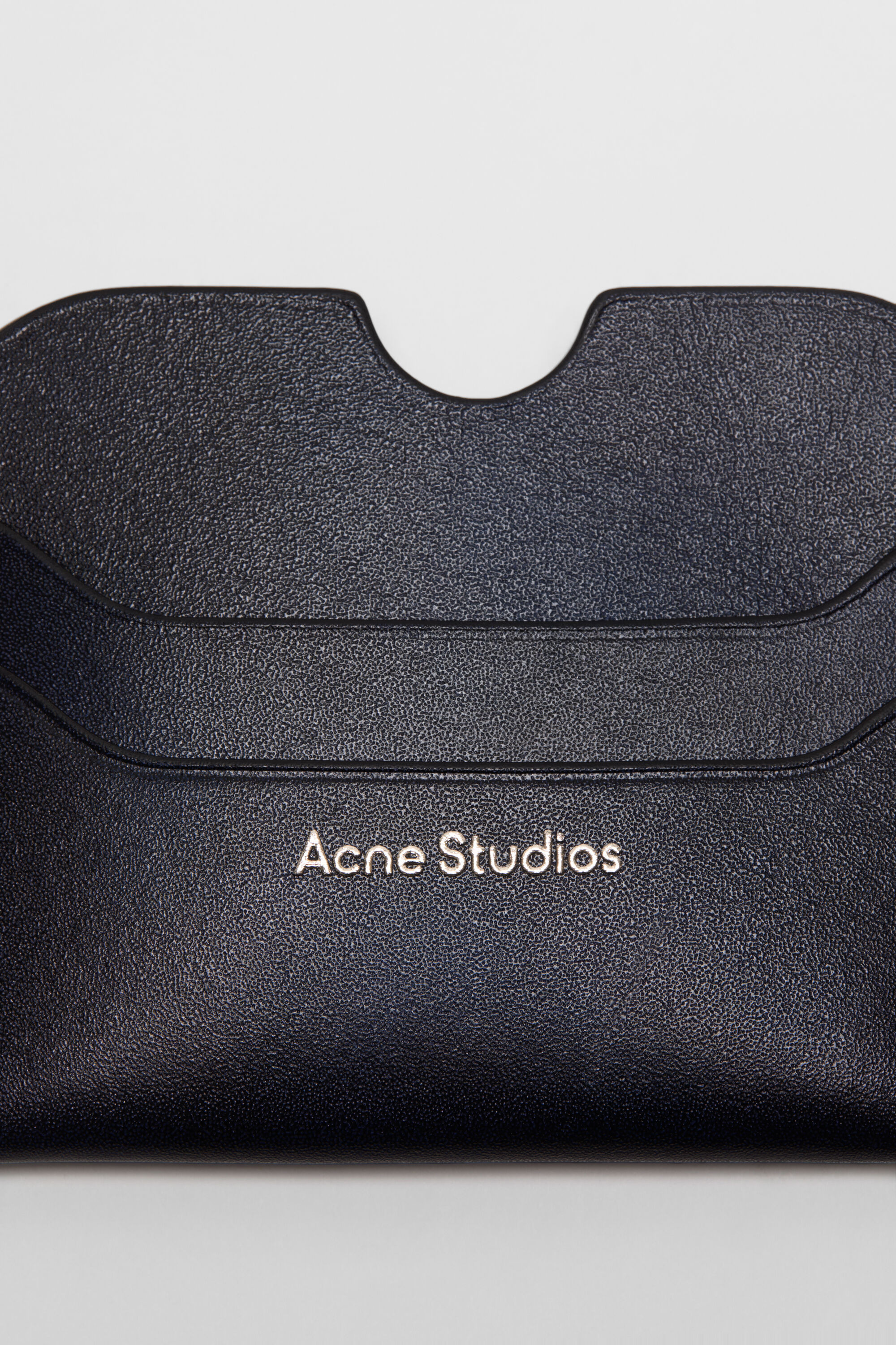 Leather card holder - Navy blue - 5