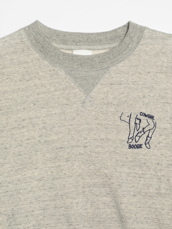 Lone Sweatshirt Cowgirl Boogie Greymelange - 3