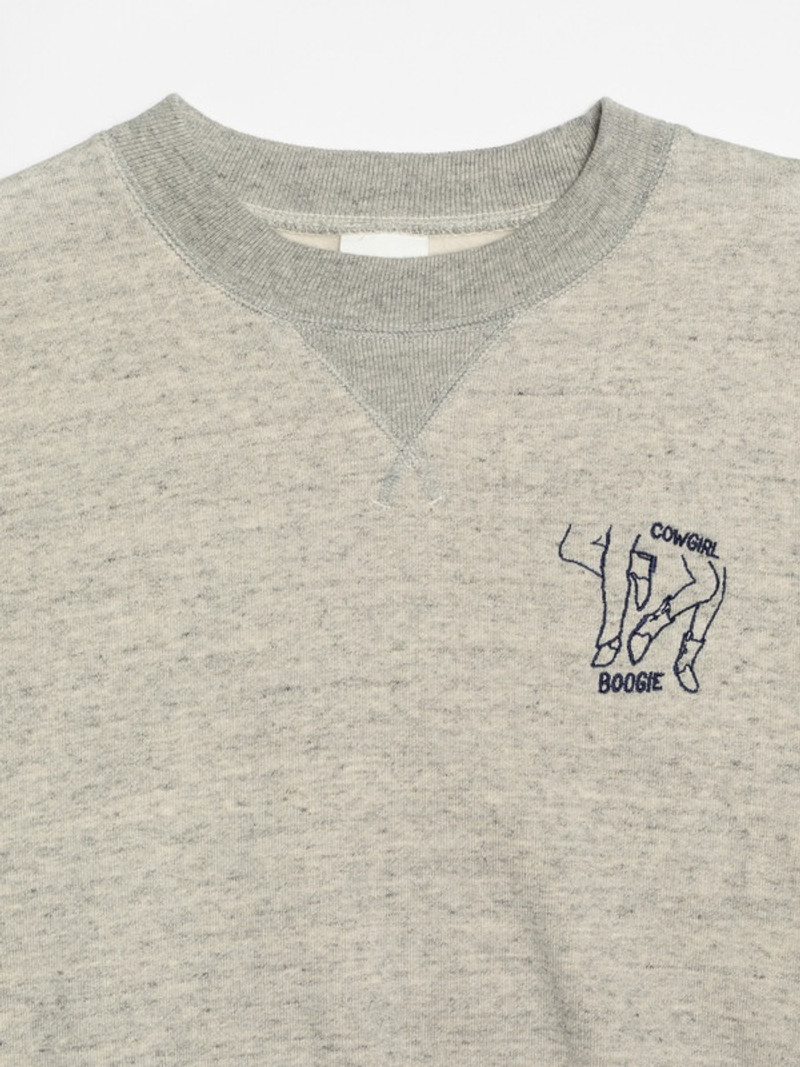 Lone Sweatshirt Cowgirl Boogie Greymelange 3