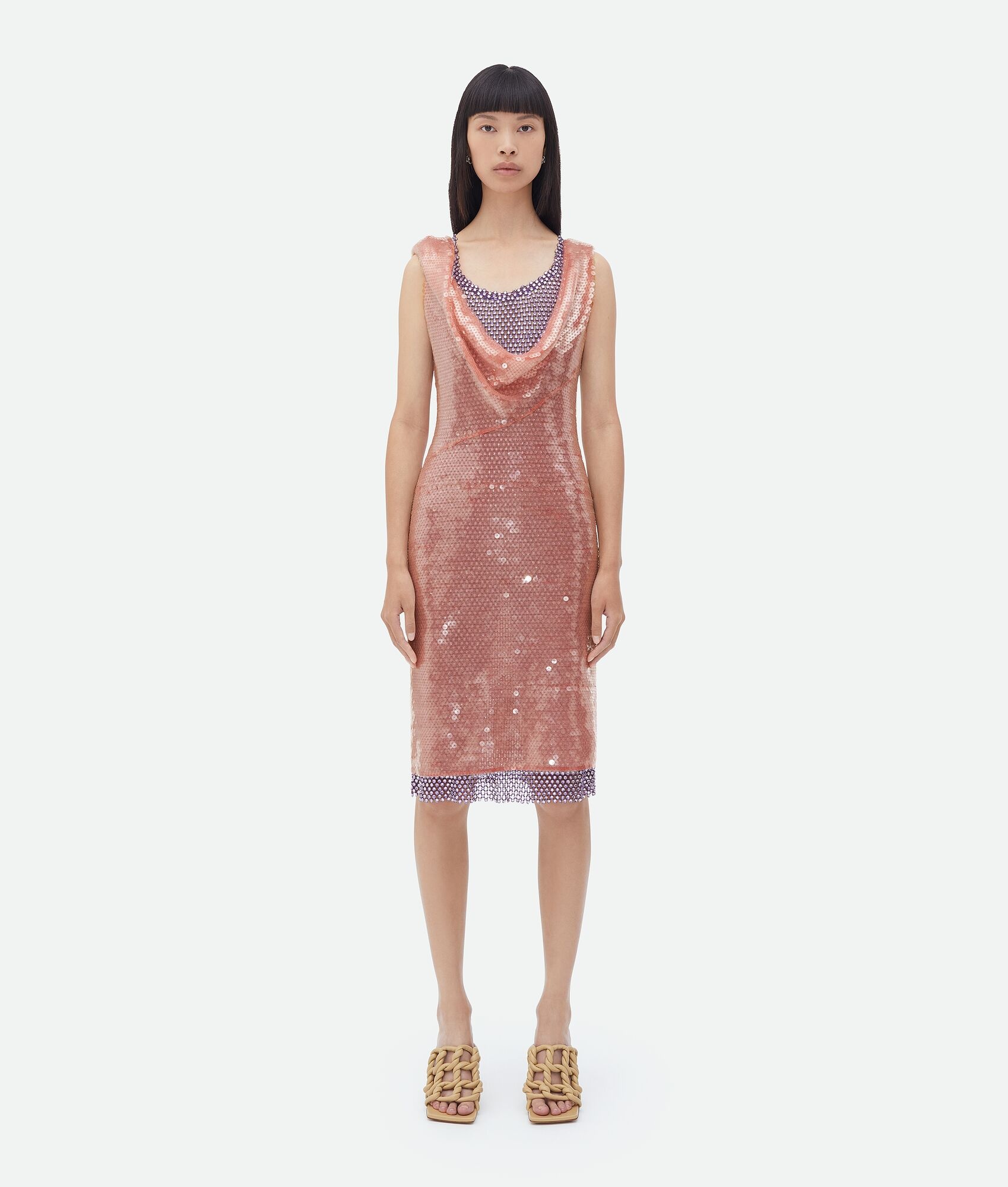 nylon and sequins dress - 4