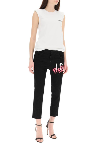 DSQUARED2 ICON 4EVER COOL GIRL CROPPED JEANS outlook