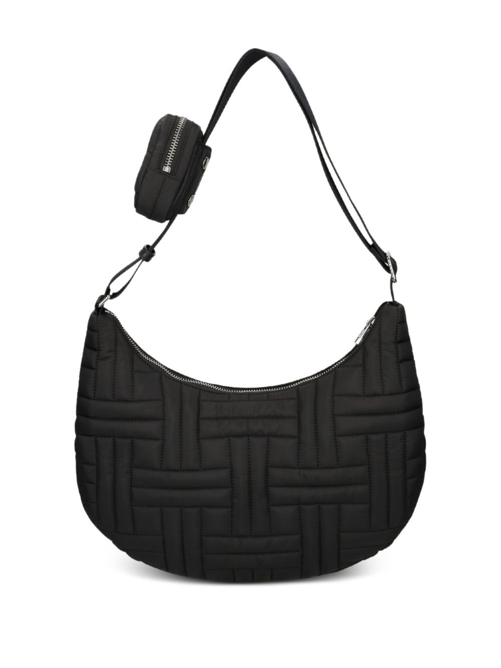 logo-plaque shoulder bag - 2