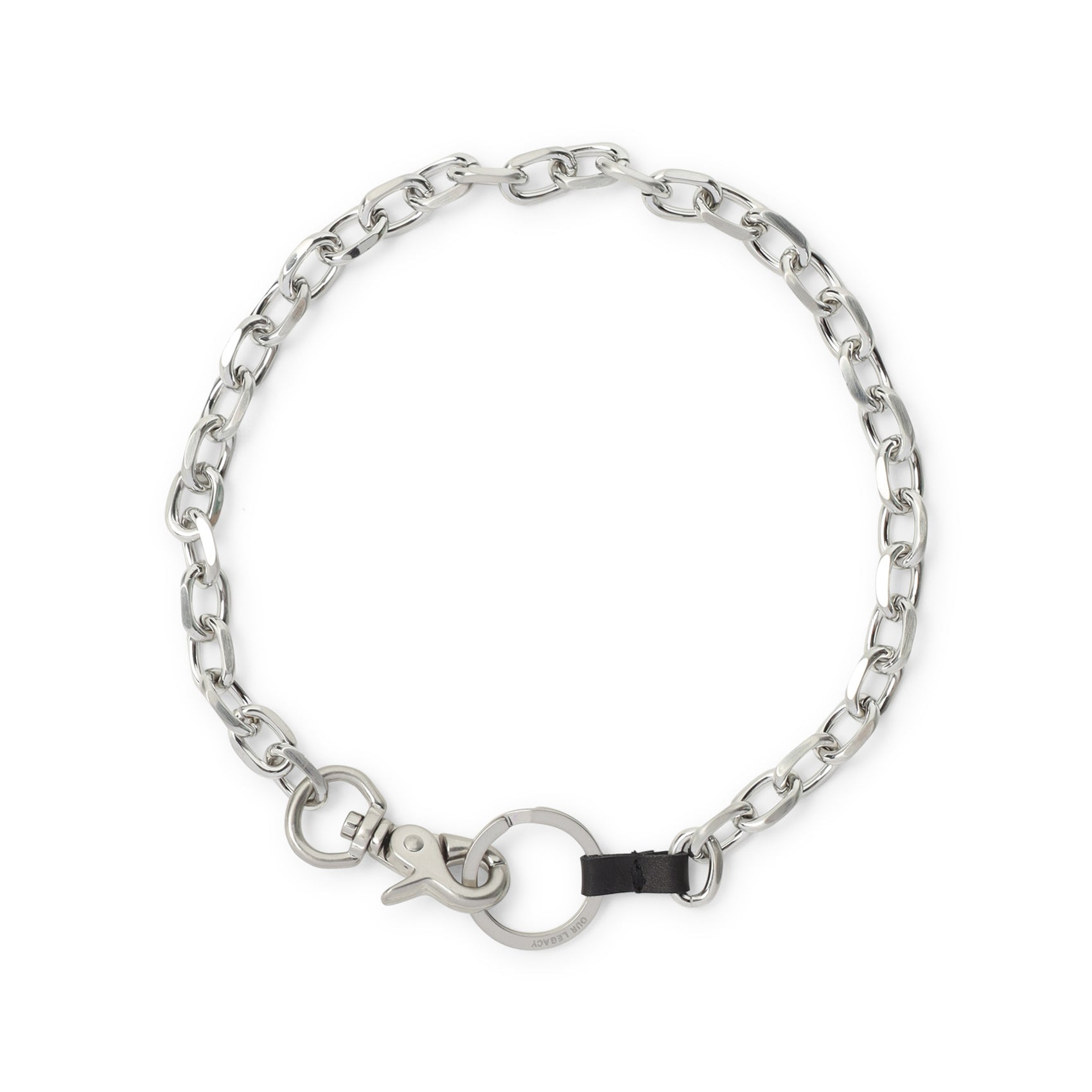 Our Legacy Ladon Matte Nickel Key Ring Men - 1