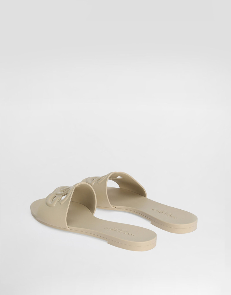 Dolce & Gabbana Rubber beachwear sliders outlook