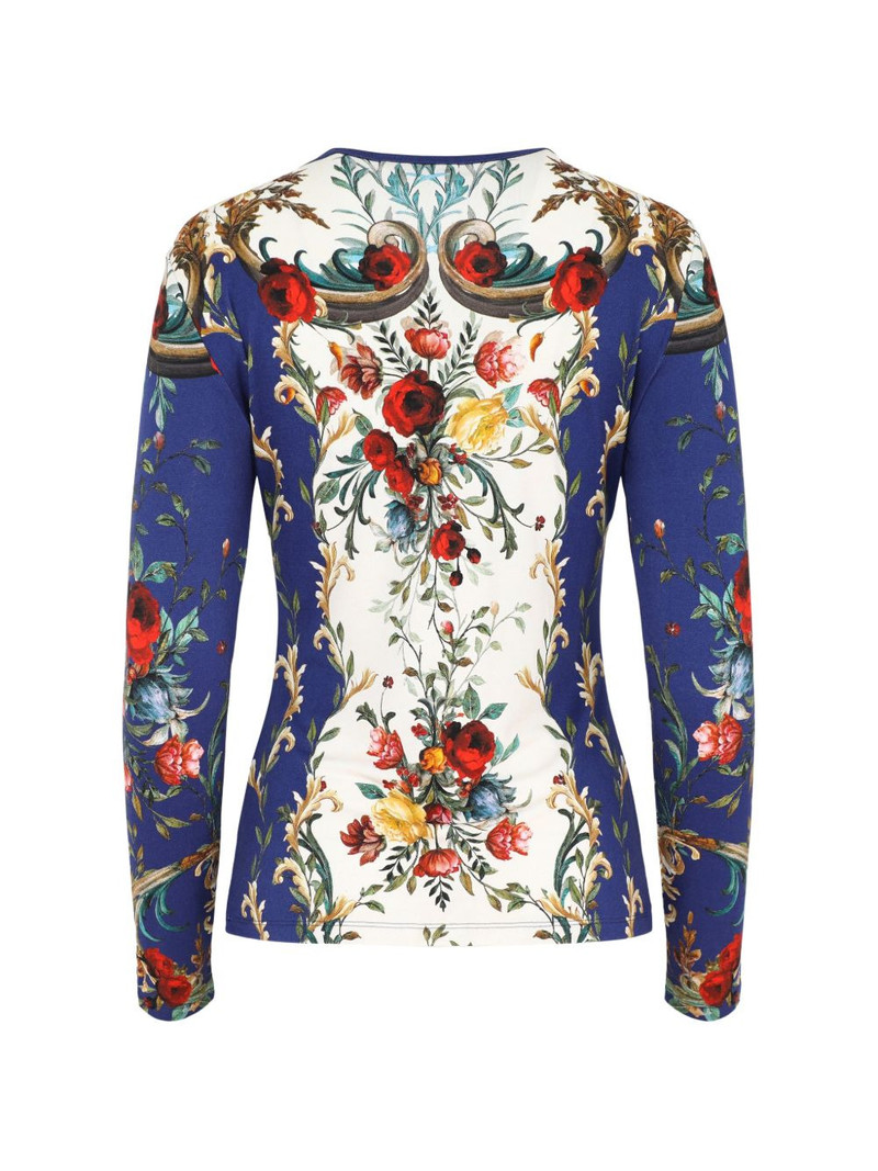 Alice + Olivia Delaina floral-print T-shirt outlook