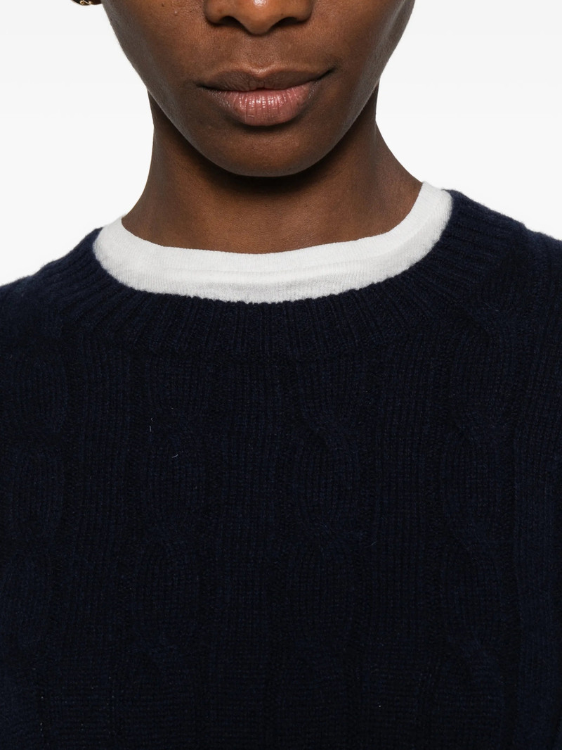 Sporty & Rich Sporty & Rich Cable-knit Sweate outlook