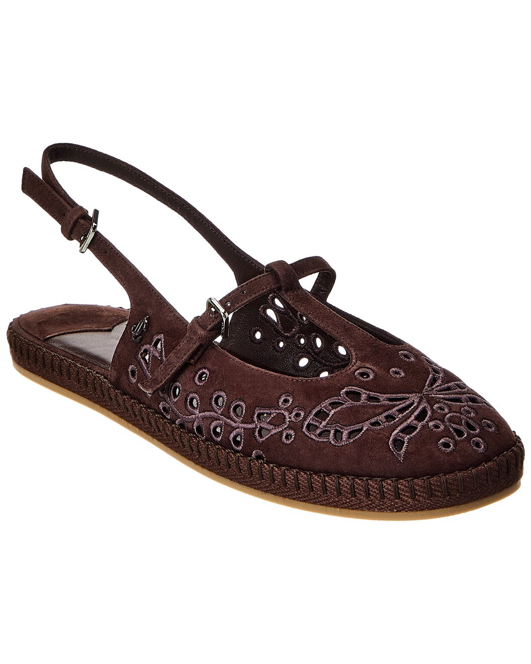 Jimmy Choo Amiee Suede Slingback Flat - 1