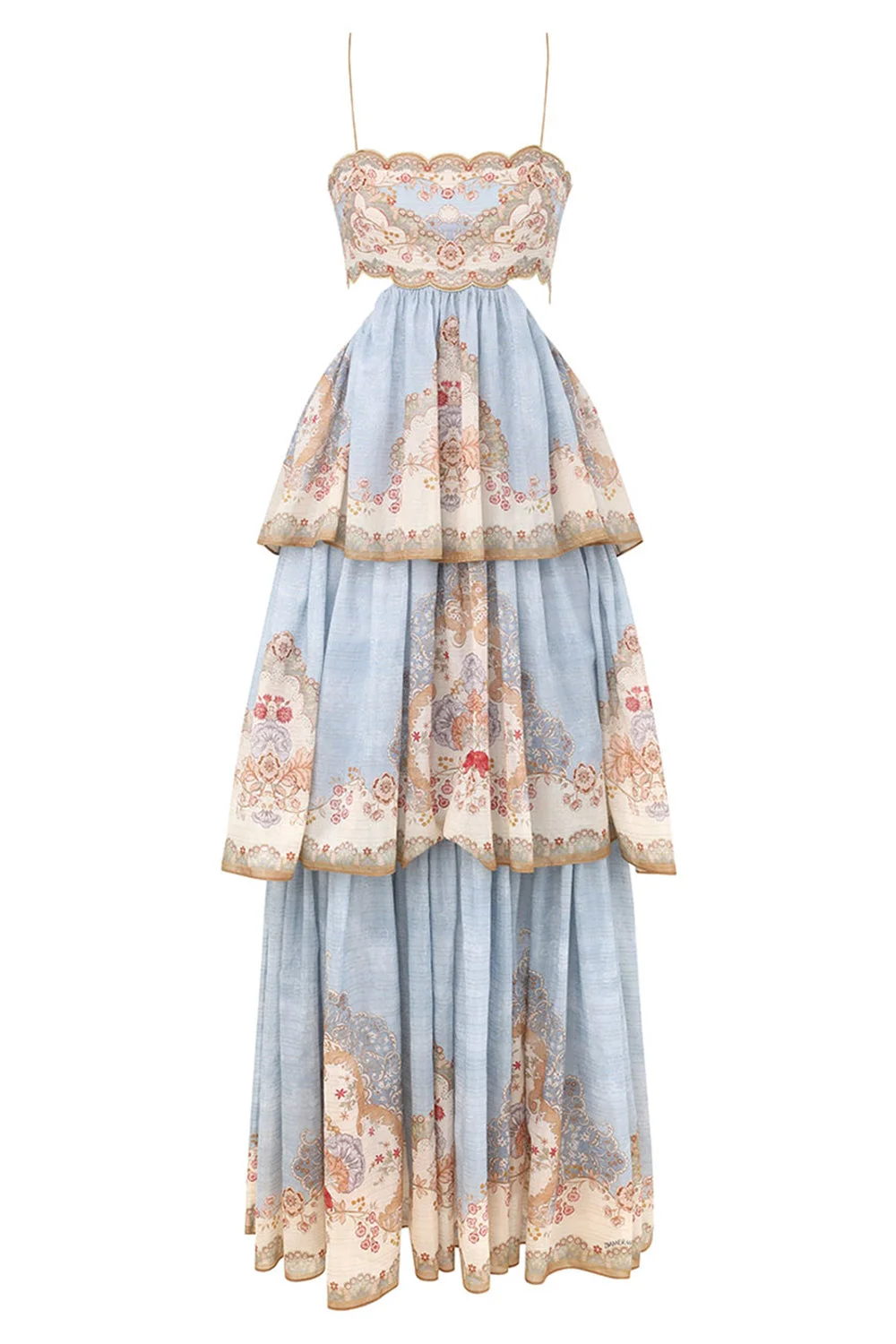 Daylight Tiered Maxi Dress - 1