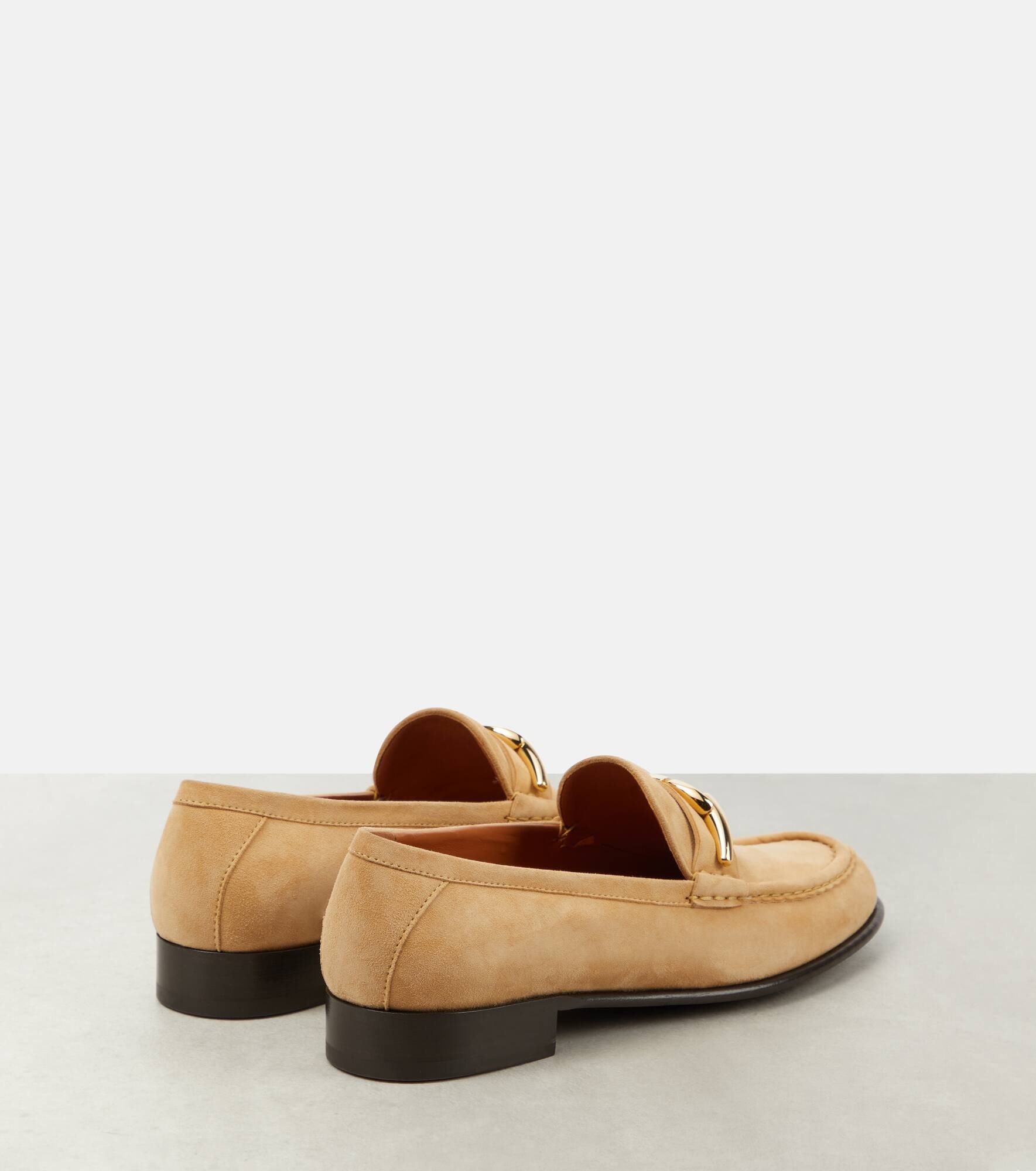 VLogo Signature suede loafers - 3