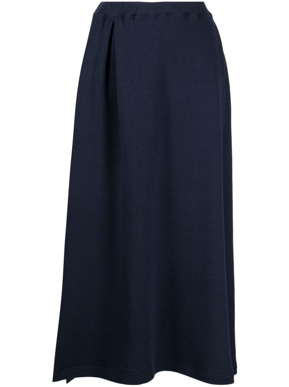 high-waist pleated midi skirt - 1
