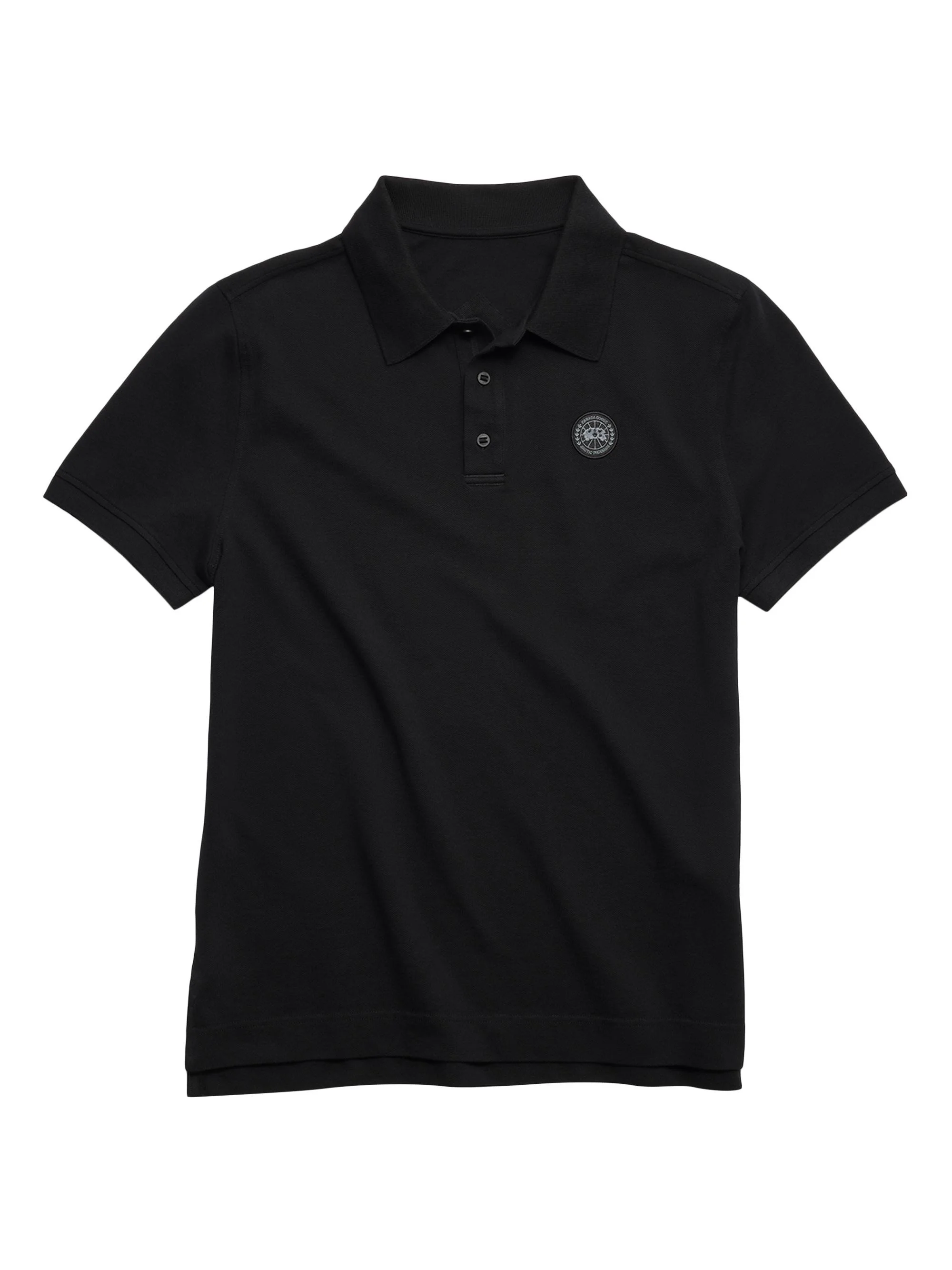 Men's Beckley Cotton Polo Shirt - Black - 1