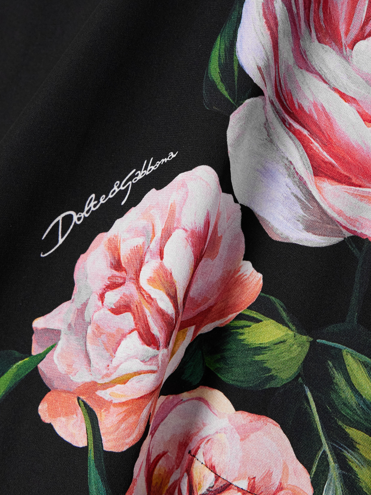 Floral-print Stretch-silk Charmeuse Dress - 4