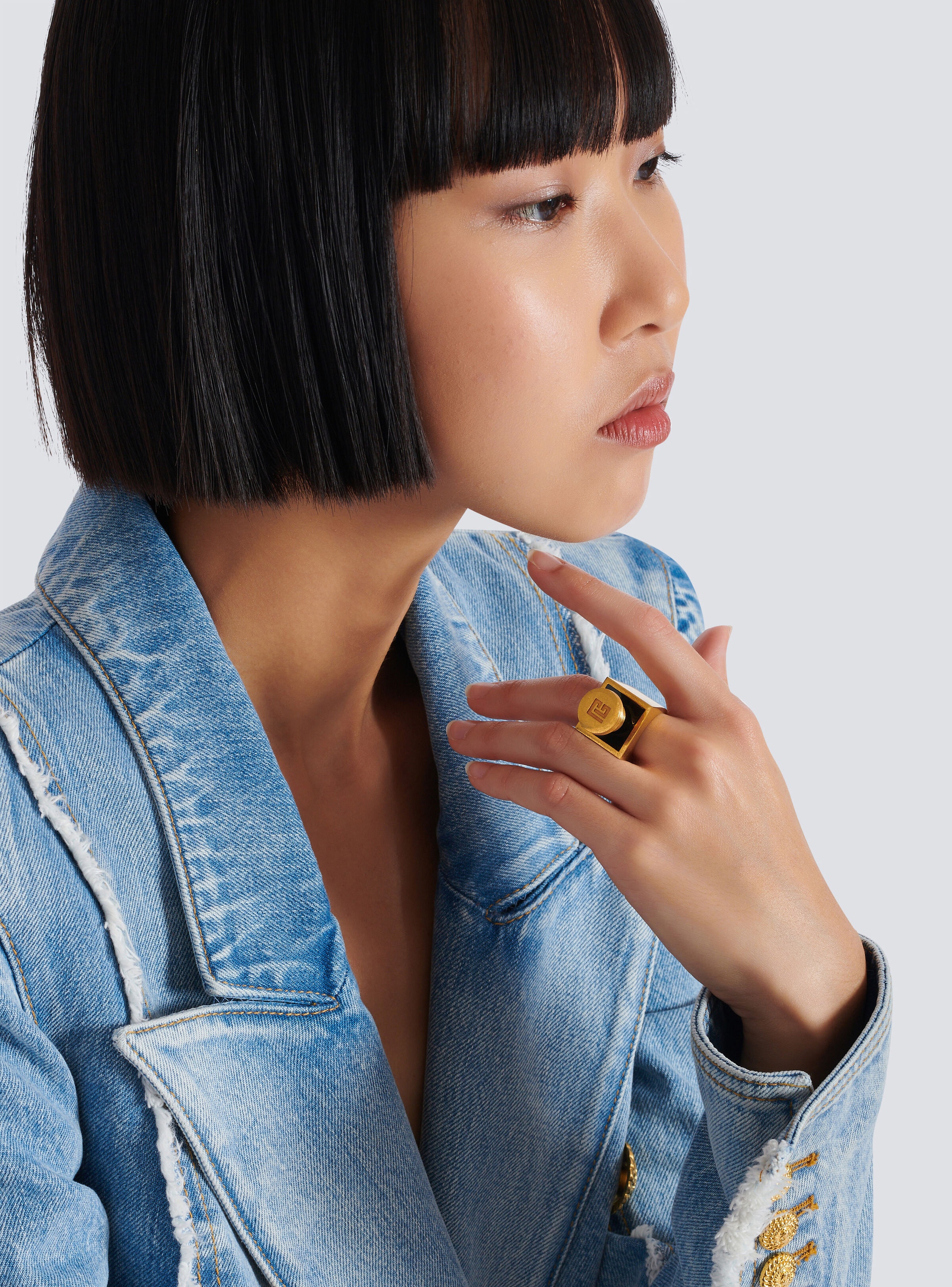 Brass Perfume ring - 5